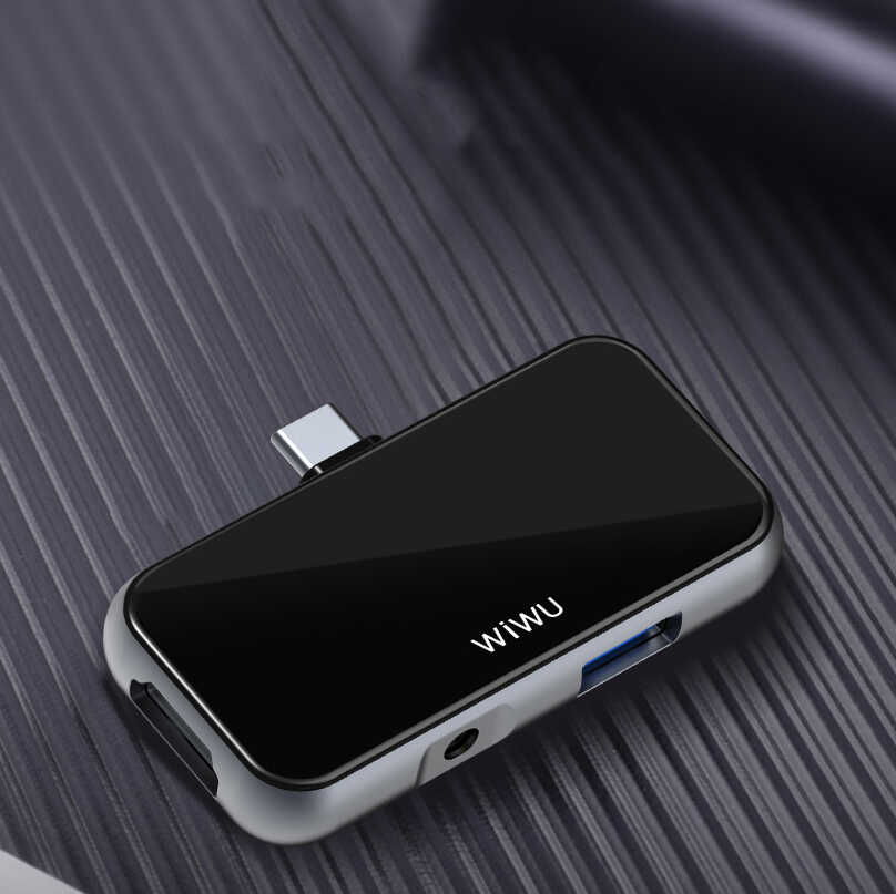 Wiwu Alpha T5 Pro 4 in 1 Type-C Hub - 8