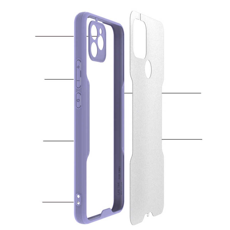 General Mobile 21 Uyumlu Kılıf Zore Parfe Kapak - 2