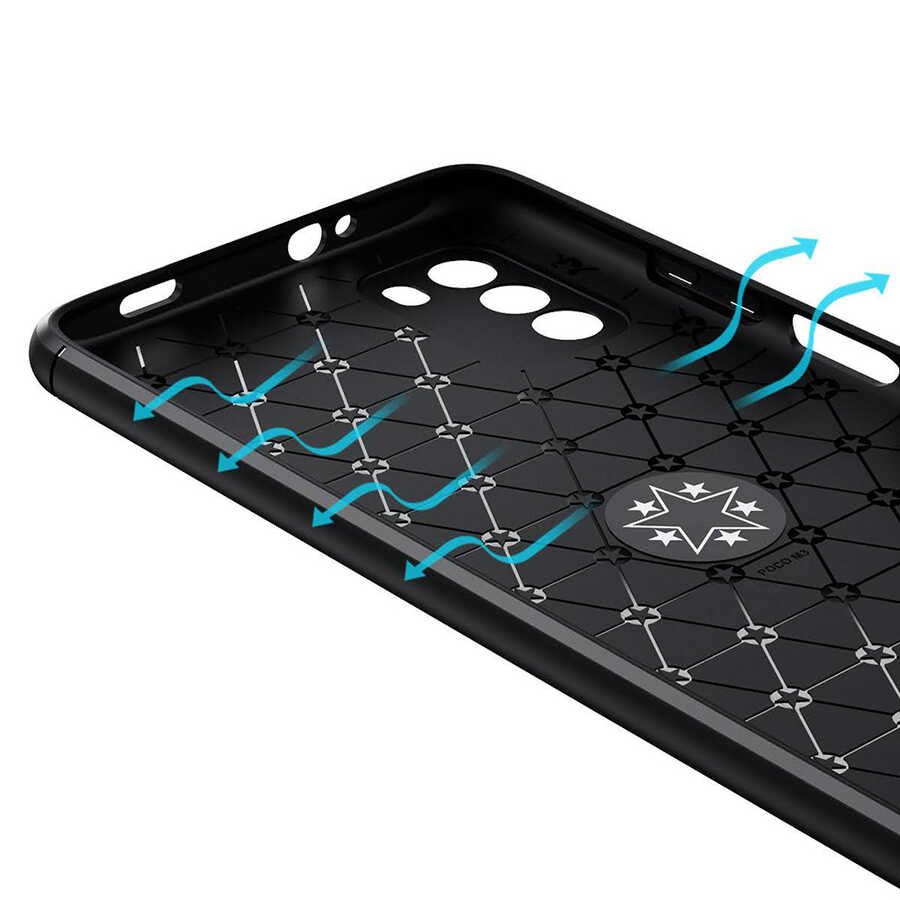Xiaomi Poco M3 Uyumlu Kılıf Zore Ravel Silikon Kapak - 8