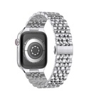 Apple Watch 38mm Uyumlu Wiwu Seven Beads Steel Belt Metal Kordon - 9