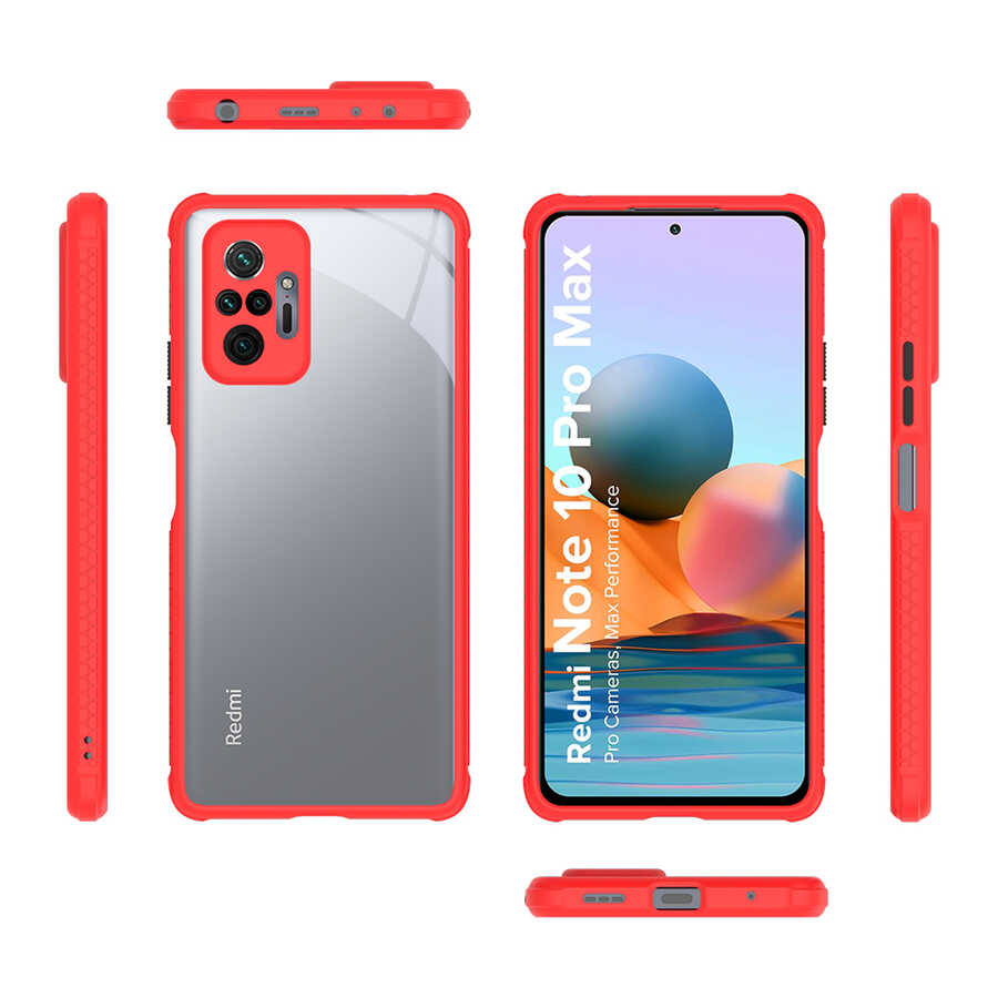 Xiaomi Redmi Note 10 Pro Uyumlu Kılıf ​​Zore Kaff Kapak - 3