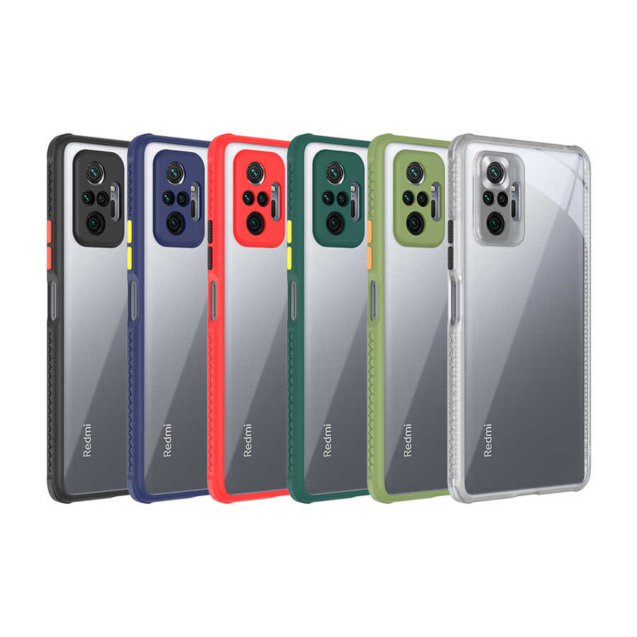 Xiaomi Redmi Note 10 Pro Uyumlu Kılıf ​​Zore Kaff Kapak - 5