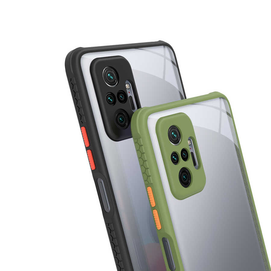 Xiaomi Redmi Note 10 Pro Uyumlu Kılıf ​​Zore Kaff Kapak - 7