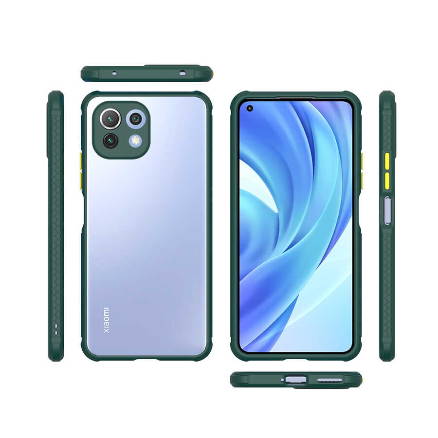 Xiaomi Mi 11 Lite Uyumlu Kılıf ​​Zore Kaff Kapak - 11