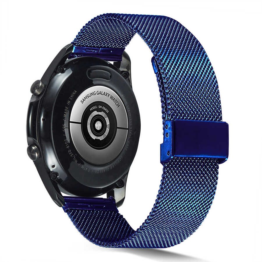 Samsung Gear S3 Uyumlu KRD-45 22mm Metal Kordon - 6
