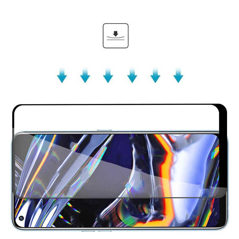 OnePlus Nord N100 Uyumlu Zore Kenarları Kırılmaya Dayanıklı Cam Ekran Koruyucu - 1