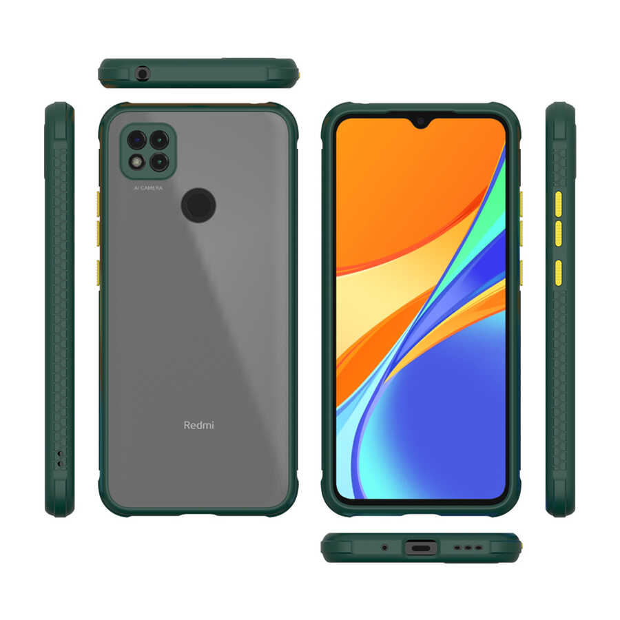 Xiaomi Redmi 9C Uyumlu Kılıf ​​Zore Kaff Kapak - 9