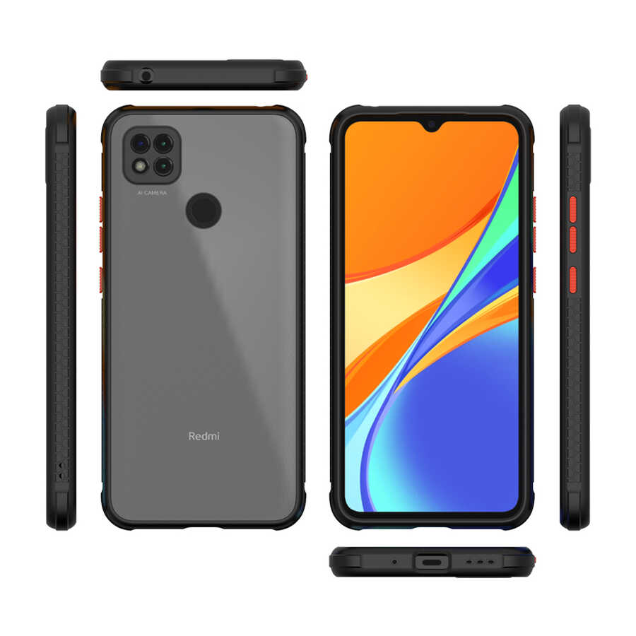 Xiaomi Redmi 9C Uyumlu Kılıf ​​Zore Kaff Kapak - 11