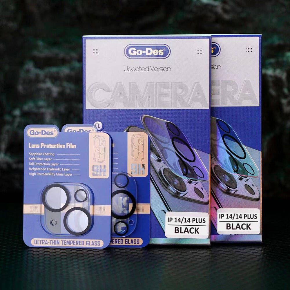 Apple iPhone 14 Plus Uyumlu Go Des Lens Shield CL-14 Kamera Lens Koruyucu - 1