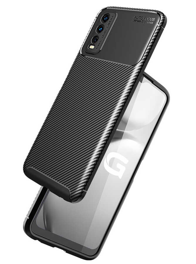 Vivo Y20 Uyumlu Kılıf Zore Negro Silikon Kapak - 4