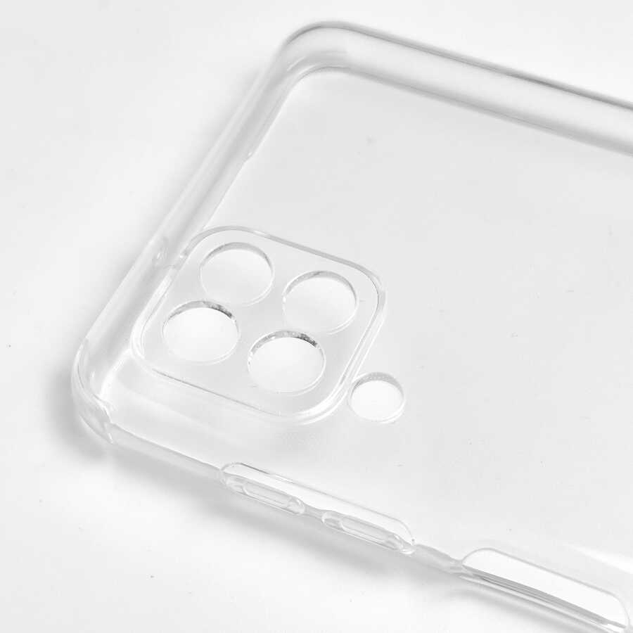 Samsung Galaxy A12 Uyumlu Kılıf Zore Kamera Korumalı Süper Silikon Kapak - 1