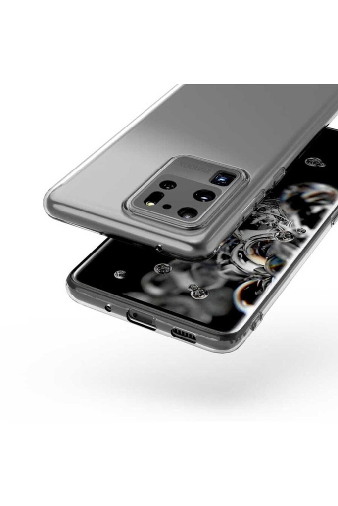 Samsung Galaxy S20 Ultra Uyumlu Kılıf Zore Kamera Korumalı Süper Silikon Kapak