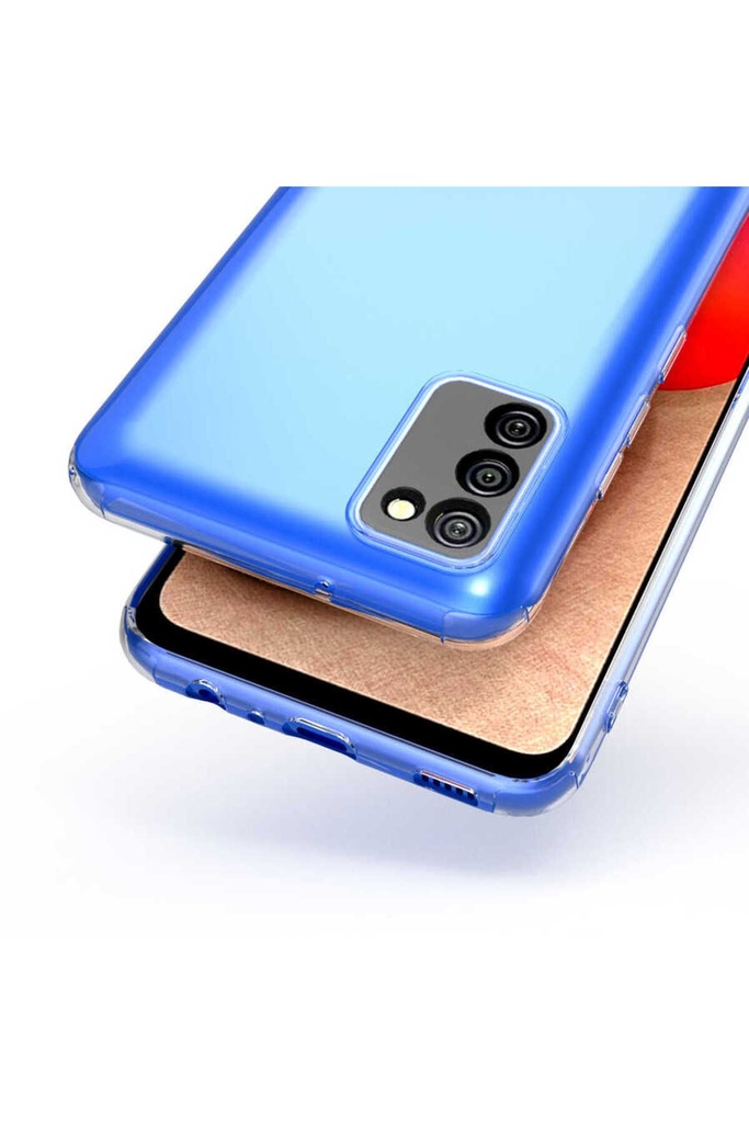 Samsung Galaxy A02S Uyumlu Kılıf Zore Kamera Korumalı Süper Silikon Kapak