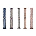 Apple Watch 38mm Uyumlu Wiwu Three Beads Set Auger Metal Kordon - 1