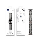 Apple Watch 38mm Uyumlu Wiwu Three Beads Set Auger Metal Kordon - 8