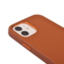 Apple iPhone 12 Uyumlu Kılıf Wiwu Calfskin Kapak - 1