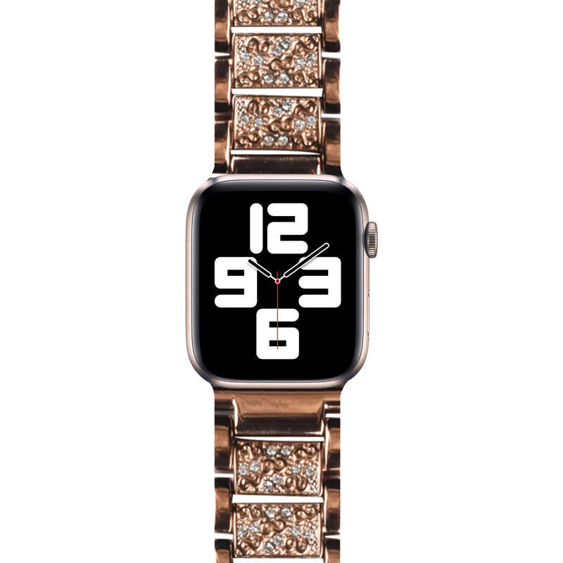 Apple Watch 38mm Uyumlu Wiwu Three Beads Set Auger Metal Kordon - 11