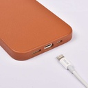 Apple iPhone 12 Uyumlu Kılıf Wiwu Calfskin Kapak - 3
