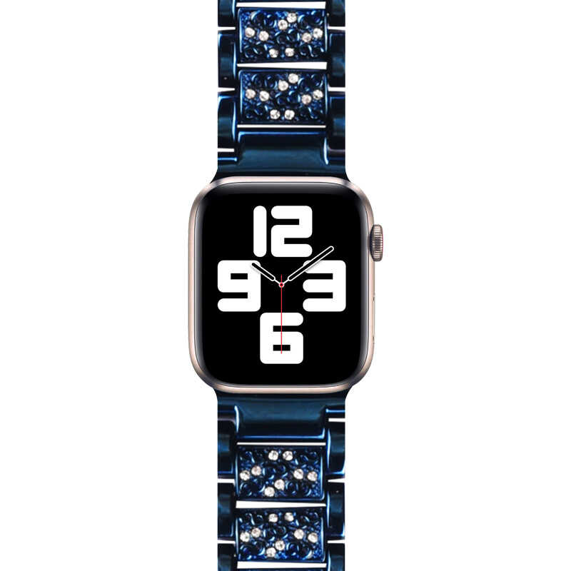 Apple Watch 38mm Uyumlu Wiwu Three Beads Set Auger Metal Kordon - 13
