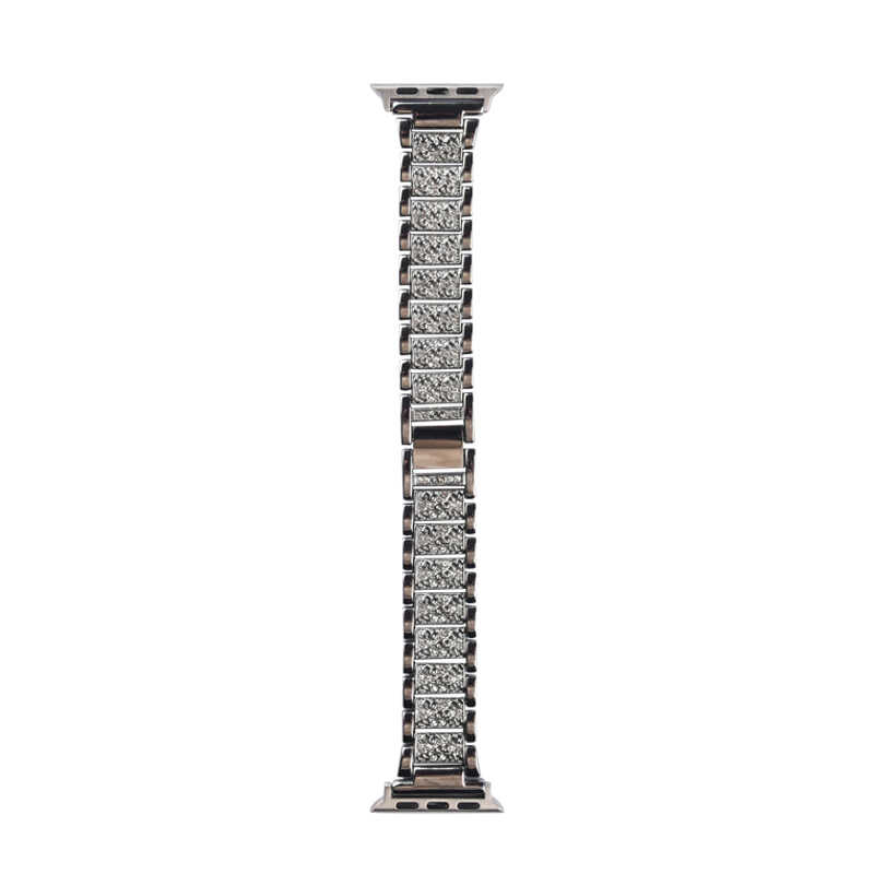 Apple Watch 38mm Uyumlu Wiwu Three Beads Set Auger Metal Kordon - 16
