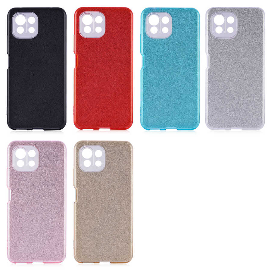 Xiaomi Mi 11 Lite Uyumlu Kılıf Zore Shining Silikon - 1