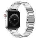 Apple Watch 38mm Uyumlu Wiwu Ultra Thin Steel Belt Three Beads Metal Kordon - 1