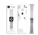 Apple Watch 40mm Uyumlu Wiwu Ultra Thin Steel Belt Three Beads Metal Kordon - 8