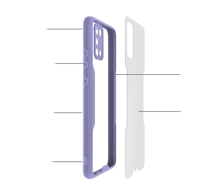 Samsung Galaxy A02S Uyumlu Kılıf Zore Parfe Kapak - 2