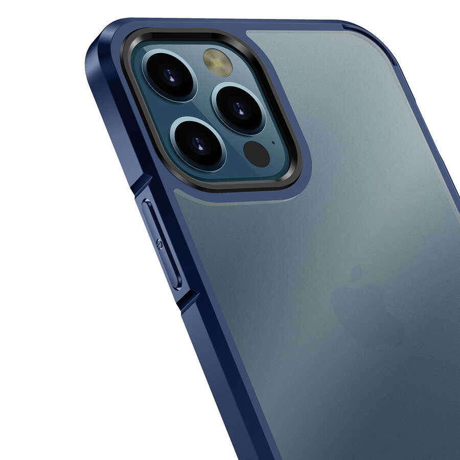 Apple iPhone 12 Pro Max Uyumlu Kılıf Wlons H-Bom Kapak - 2