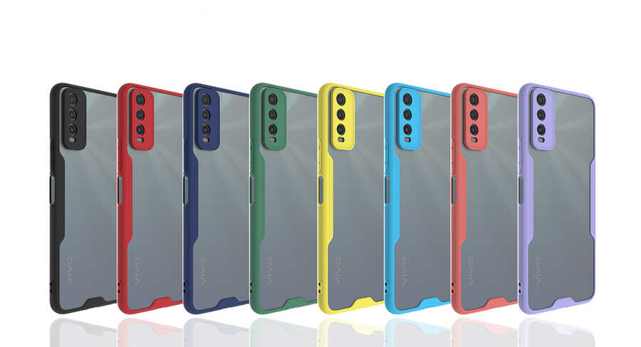 Vivo Y20 Uyumlu Kılıf Zore Parfe Kapak - 1