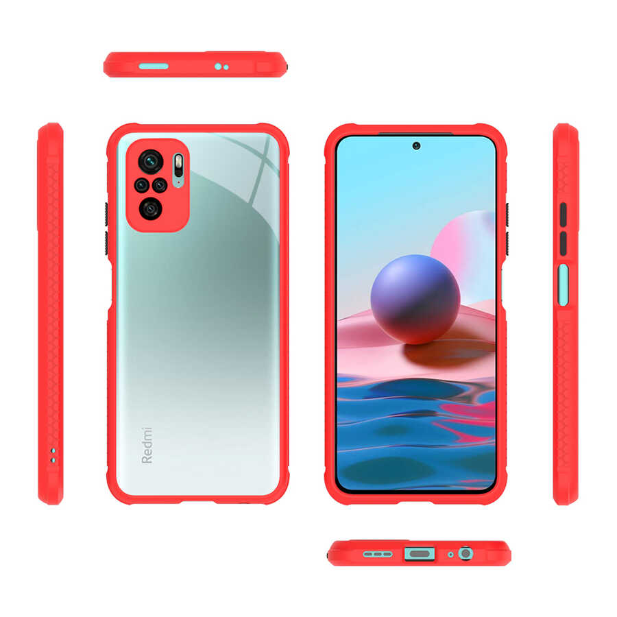 Xiaomi Redmi Note 10 Uyumlu Kılıf ​​Zore Kaff Kapak - 6