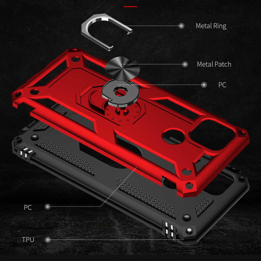 Oppo A15 Uyumlu Kılıf Zore Vega Kapak - 5