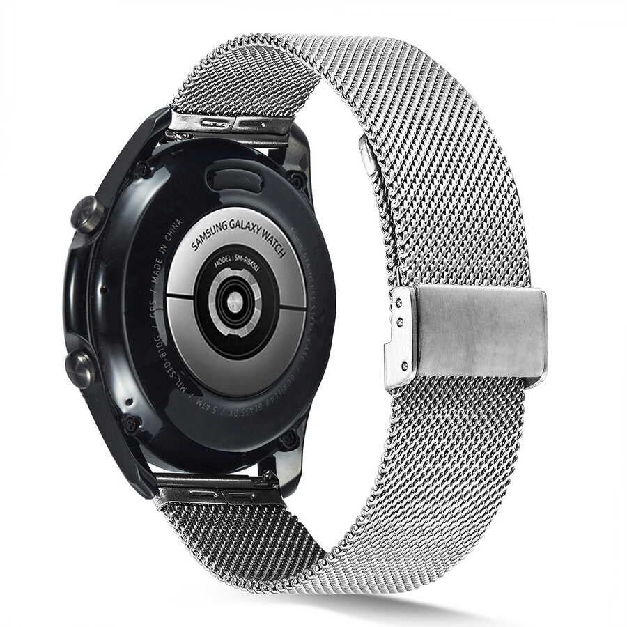 Huawei Honor Magic 2 46mm Uyumlu KRD-45 22mm Metal Kordon - 5