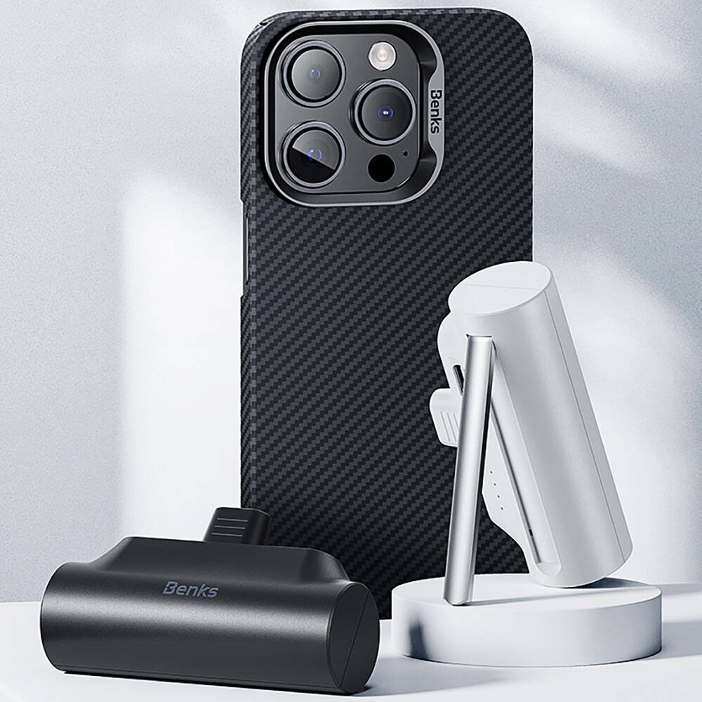 Benks PB15 Taşınabilir Standlı Type-C Portlu Powerbank 5000mAh - 6