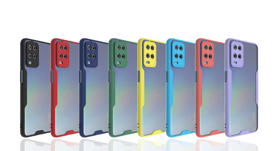 Oppo A54 4G Uyumlu Kılıf Zore Parfe Kapak - 1