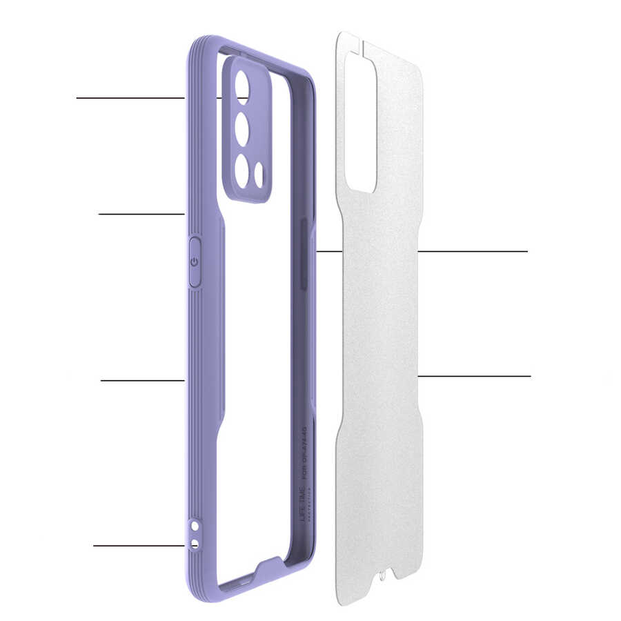 Oppo A74 4G Uyumlu Kılıf Zore Parfe Kapak - 2