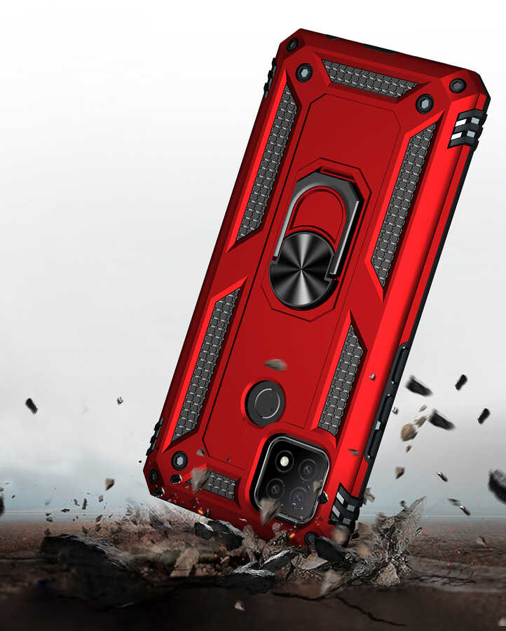 Oppo A15S Uyumlu Kılıf Zore Vega Kapak - 7