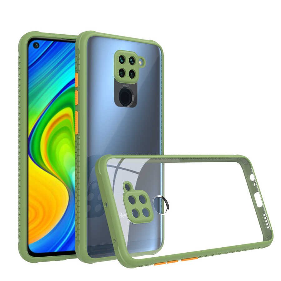Xiaomi Redmi Note 9 Uyumlu Kılıf ​​Zore Kaff Kapak - 5
