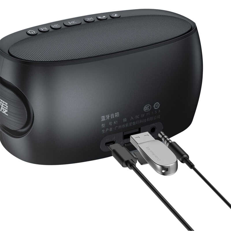Soaiy K1 Bluetooth Speaker Hoparlör - 1
