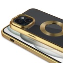 Apple iPhone 15 Uyumlu Kılıf Tek Kamera Çerçeveli Logo Gösteren Zore Omega Kapak - 2