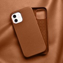 Apple iPhone 12 Uyumlu Kılıf Wiwu Calfskin Kapak - 6