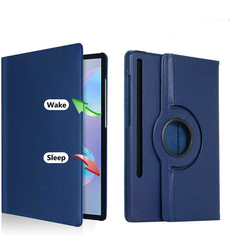 Samsung Galaxy Tab S7 FE LTE Uyumlu (T737-T736-T733-T730) Zore Dönebilen Standlı Kılıf - 4