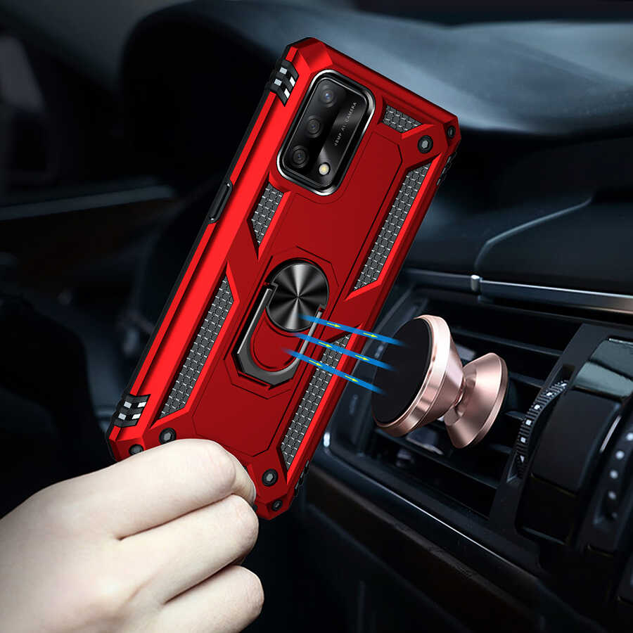Oppo A74 4G Uyumlu Kılıf Zore Vega Kapak - 4