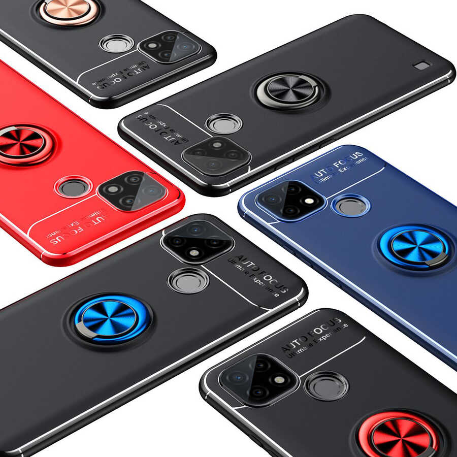 Realme C21 Uyumlu Kılıf Zore Ravel Silikon Kapak - 7