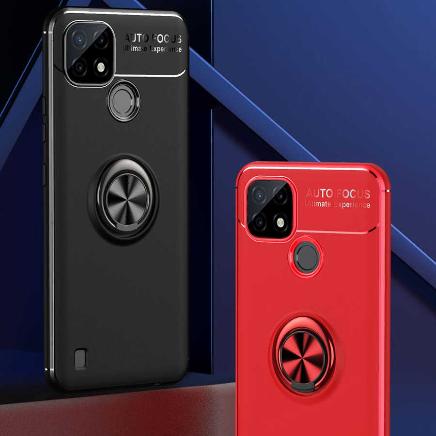 Realme C21 Uyumlu Kılıf Zore Ravel Silikon Kapak - 8