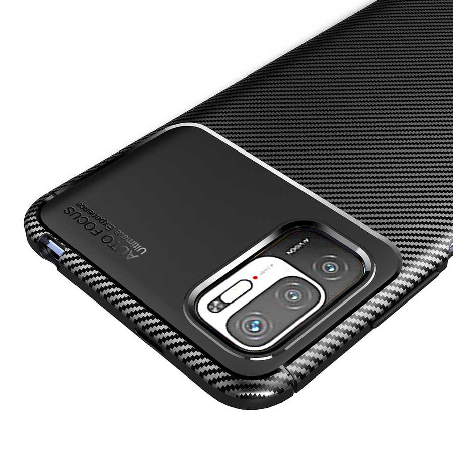 Xiaomi Redmi Note 10 5G Uyumlu Kılıf Zore Negro Silikon Kapak - 10