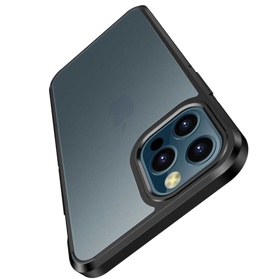 Apple iPhone 12 Pro Max Uyumlu Kılıf Wlons H-Bom Kapak - 5