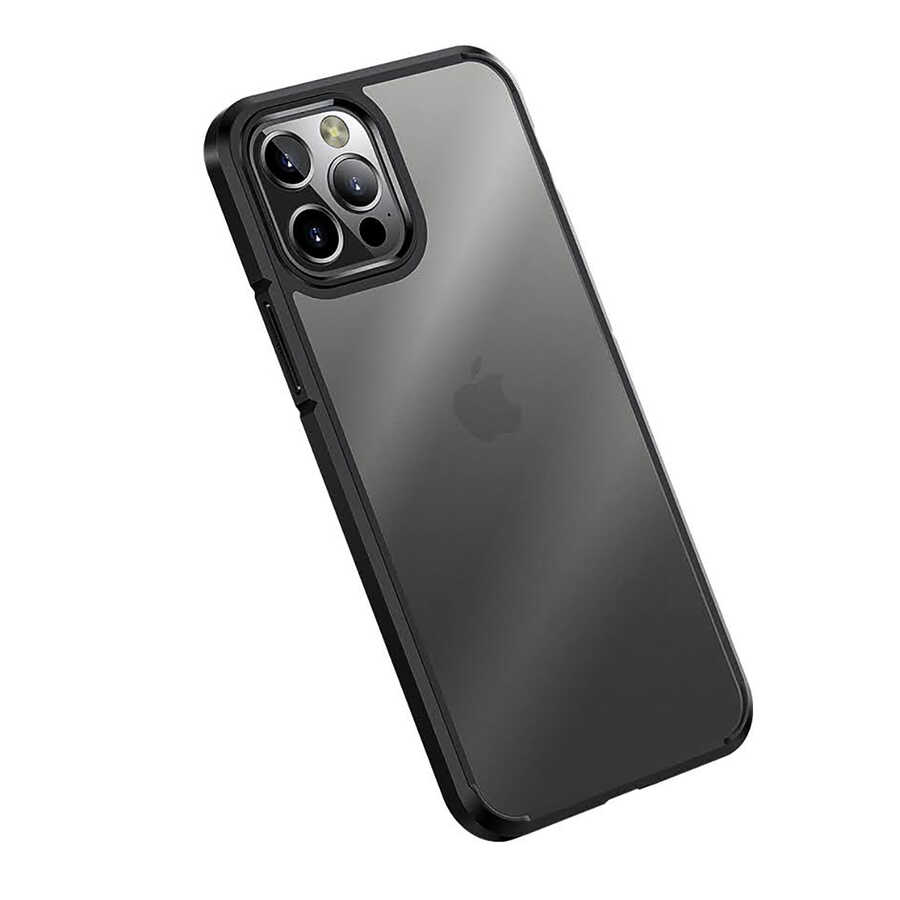 Apple iPhone 12 Pro Max Uyumlu Kılıf Wlons H-Bom Kapak - 8