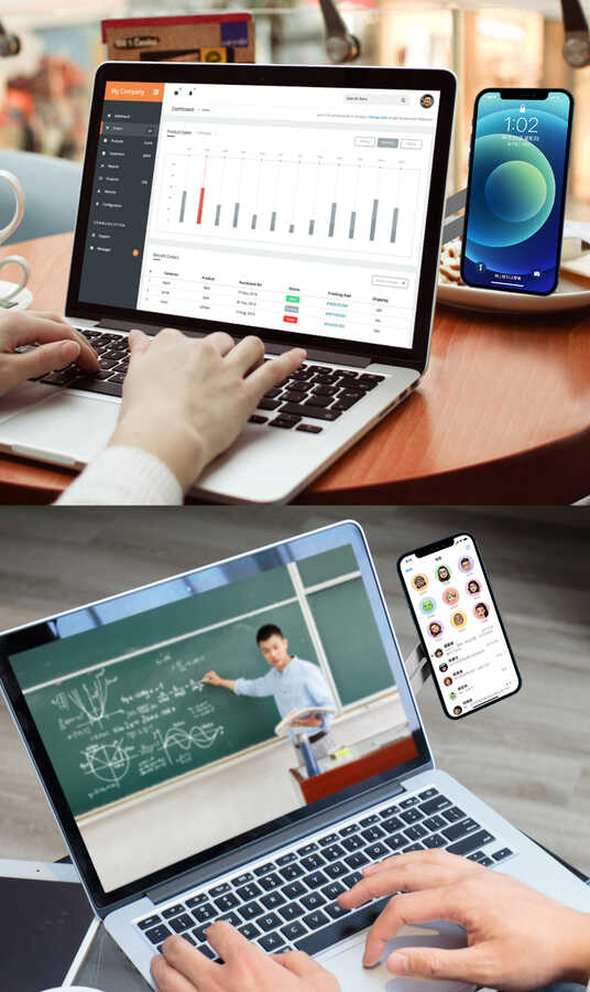 Wiwu ZM306 Laptop - Monitör Telefon Tutucu - 12