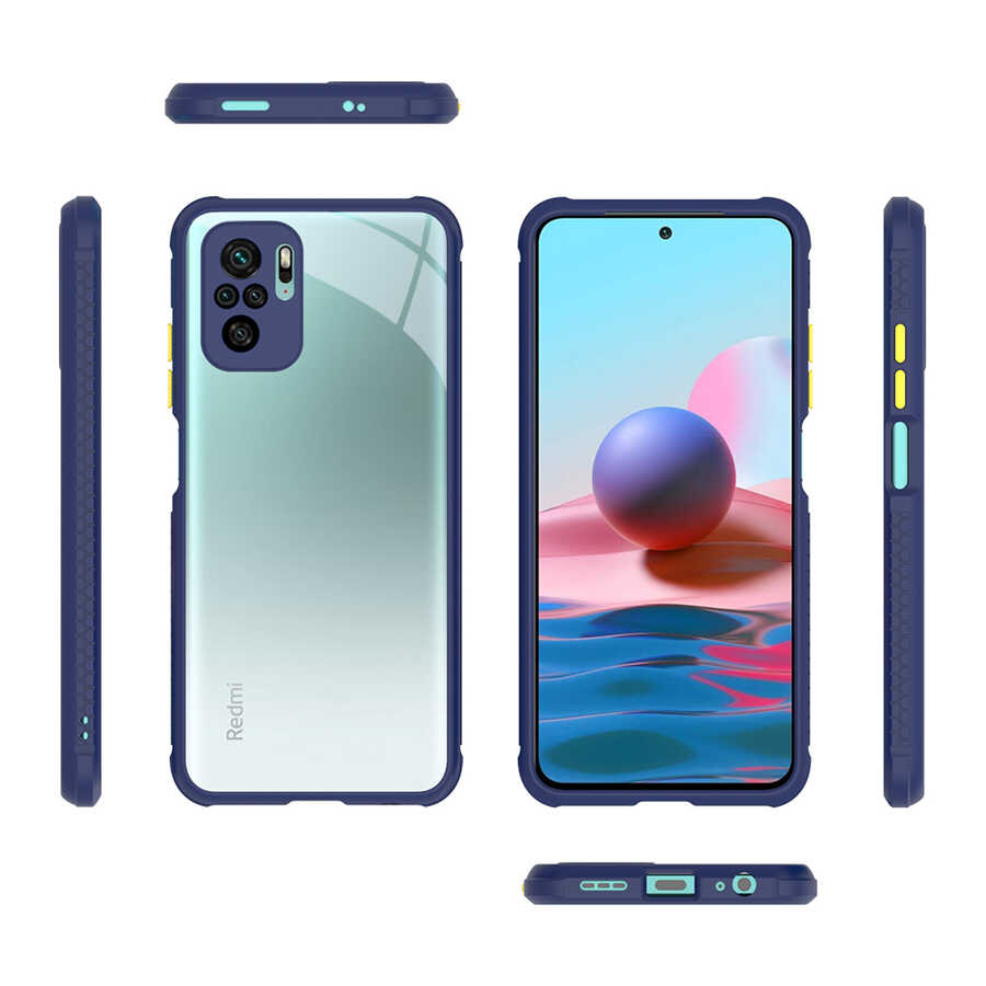 Xiaomi Redmi Note 10 Uyumlu Kılıf ​​Zore Kaff Kapak - 5